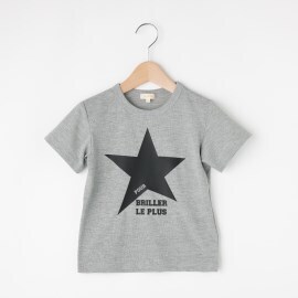 新品 THE SHOP TK スタープリントTシャツ ライトグレー(011) 13(130cm)