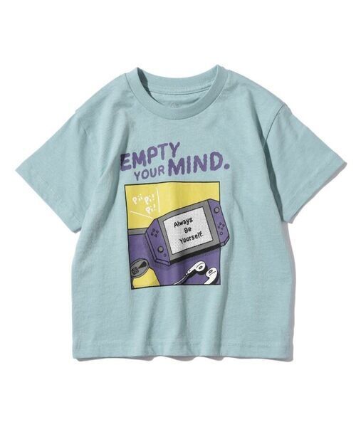 新品 THE SHOP TK(Kids) オーガニックコットン半袖Tシャツ ブルー (190) 14(140cm) 定価998円