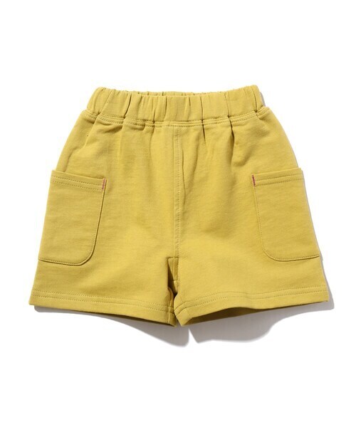 新品 SHOO・LA・RUE/Kids コットン裏毛ハーフパンツ イエロー(032) 13(130cm) 定価1098円