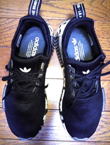 即決・送料込★adidas Originals アディダス★美品・NMD R1 'Color Splash - Black' GZ7920★黒xスプラッシュ サイズ US7(25cm)