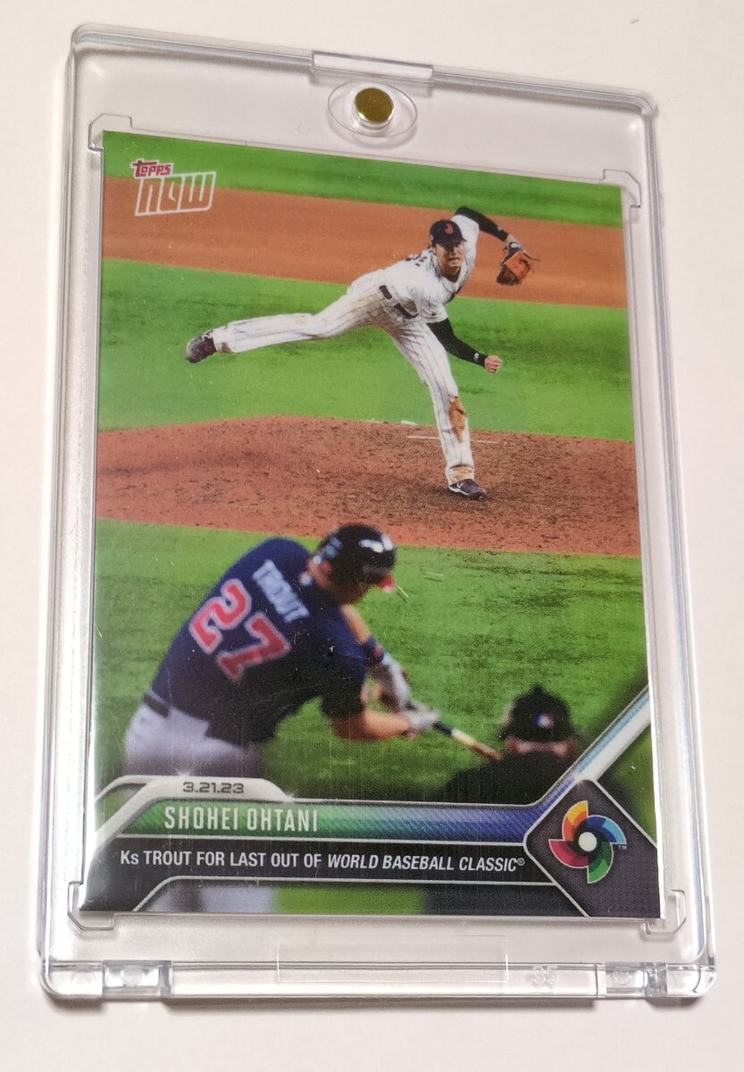 Amazon.co.jp: 大谷翔平 WBC初二刀流記念カード topps now wbc-8
