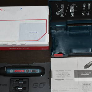 ボッシュプロフェッショナル 3.6Vコードレスドライバー BOSCH GO 2019年モデル ケース・充電ケーブル・ビット2本付 ほぼ未使用 現状渡し
