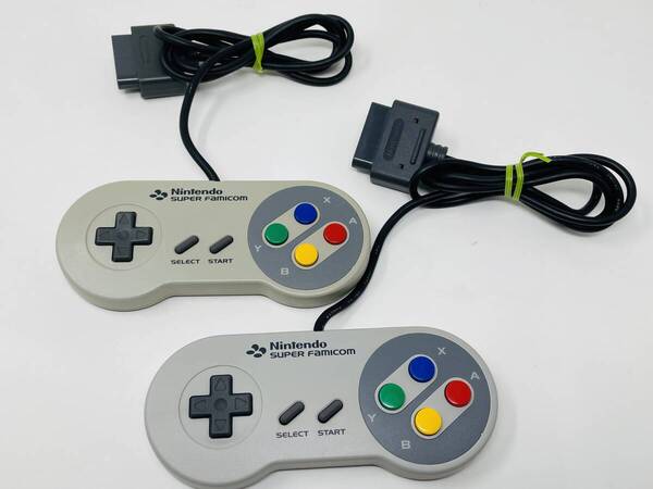 【動作品】スーパーファミコン コントローラー 2個セット★任天堂 (Z05
