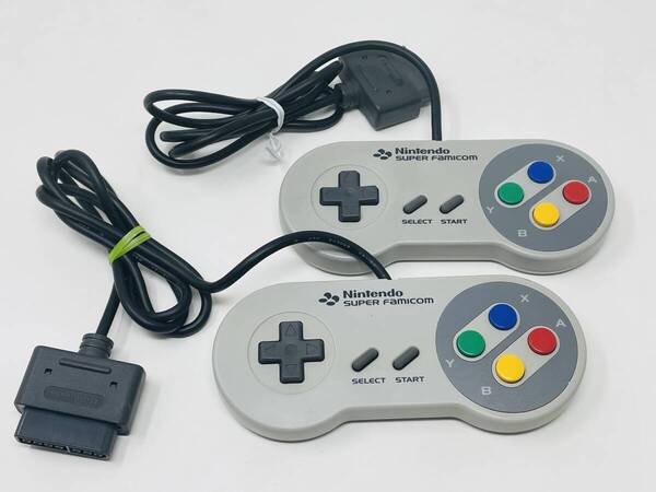 【動作品】スーパーファミコン コントローラー 2個セット★任天堂 (Z06