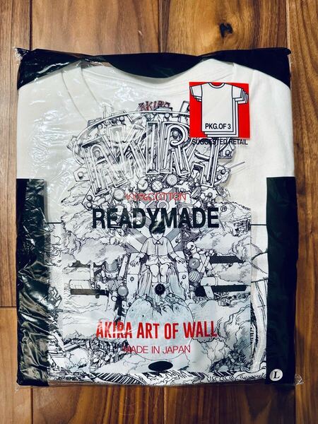 大友克洋 アキラ AKIRA ART OF WALL READYMADE 3PACK 3枚パック 3枚セット Tシャツ ネクスト ヴィンテージ Tシャツ アニメT