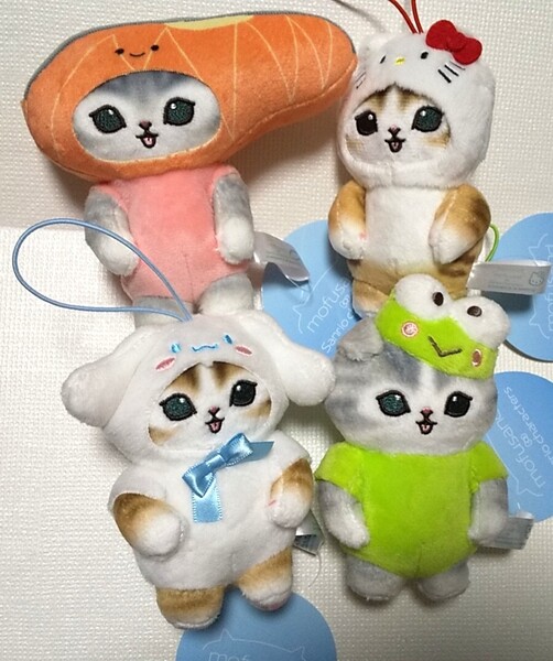 ハローキティ KIRIMIちゃん シナモロール けろけろけろっぴ★モフサンド mofusand×サンリオキャラクターズ マスコット 2 ぬいぐるみ