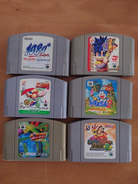 N64 ソフト 6本セット+64GBパック ニンテンドー64
