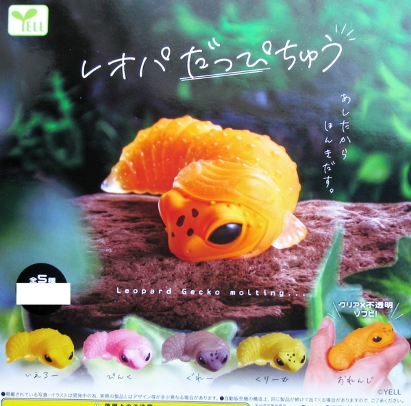 レオパ だっぴちゅう 全5種 全種セット レオパードゲッコー とかげ