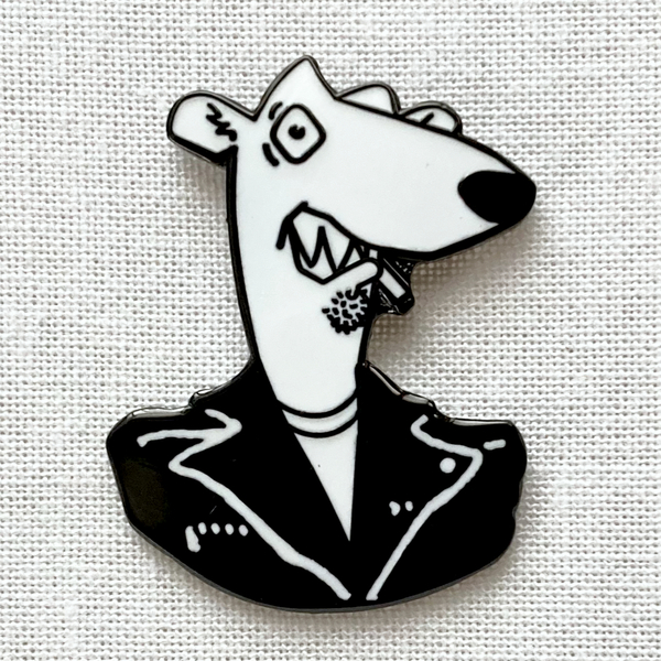 スクリーチング・ウィーゼル SCREECHING WEASEL バンド◆ピンバッジ ピンズ バッチ ブローチ◆音楽 パンク ハードコア イタチ