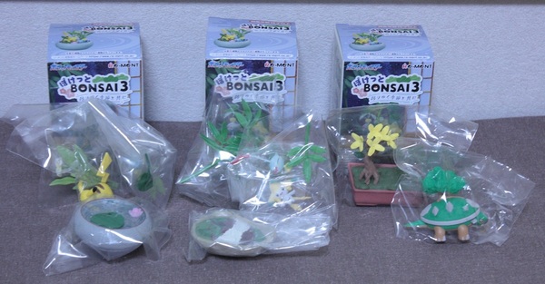 ポケットモンスター ぽけっとBONSAI 3 リーメント ポケモン フィギュア / ピカチュウ & メッソン / ドダイトス / ジラーチ &チリーン