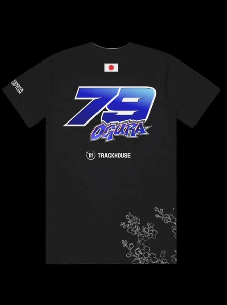 最新トラックハウスレーシング 小椋藍 Tシャツ(Lサイズ) motogp アプリリア