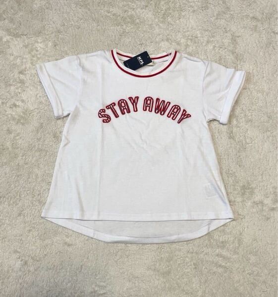 送料無料★新品タグ付き★MPS★Tシャツ★130★白★女の子キッズ子供小学生ジュニアFILAユニクロライトオン好きに