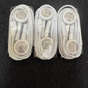 【イヤホンのみ】iPhone4S 付属品Apple純正イヤホン新品3個セット