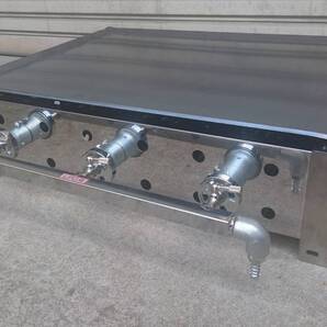 ガスグリドル 鉄板焼き LPGグリラー 幅600×奥行450