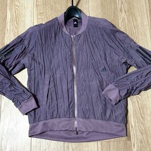 【中古】adidas アディダス ステラマッカートニー フードジャケット (パープル系) Mサイズ相当 アディダスジャパン