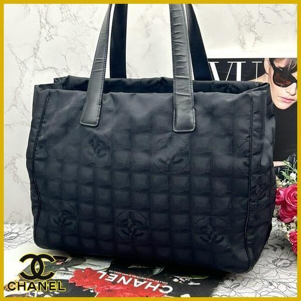★極美品★ CHANEL シャネル ニュートラベルライン トートバッグ MM