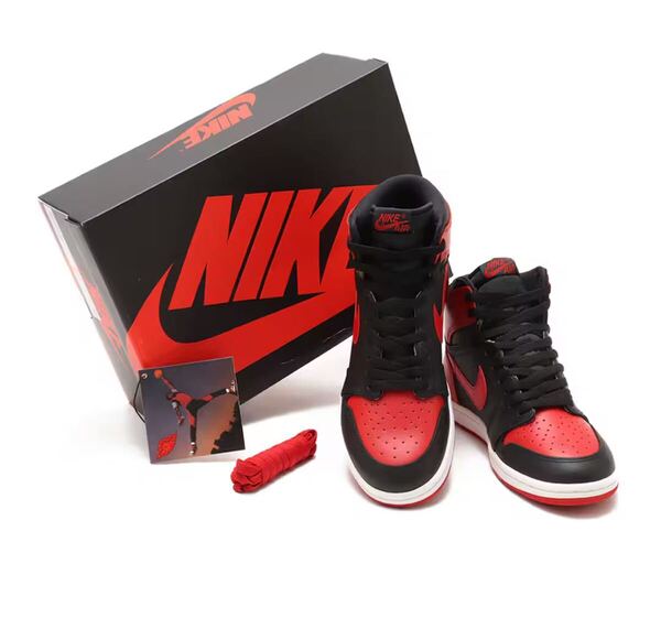 確実正規品 Nike Air Jordan 1 High 85 Bred 25cmメンズ スニーカー ナイキ アトモス当選 エアジョーダン1