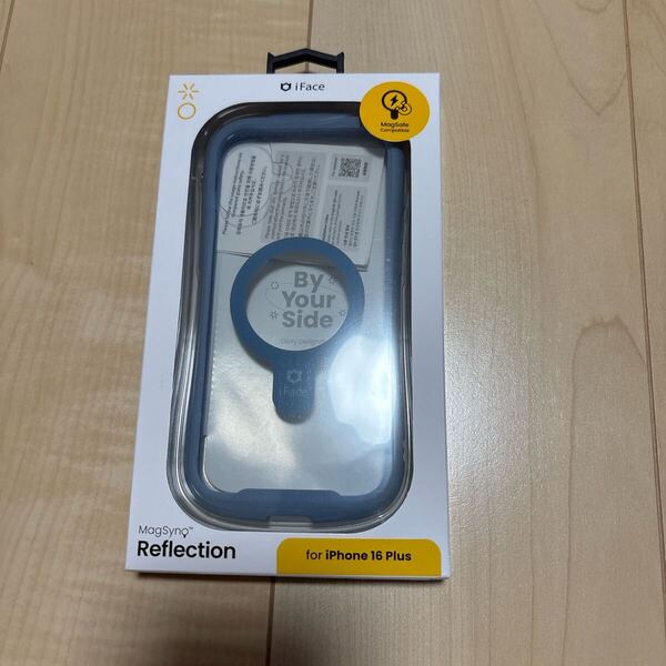 iFace MagSync Reflection iPhone 16 Plus用 Apple 耐衝撃 水色