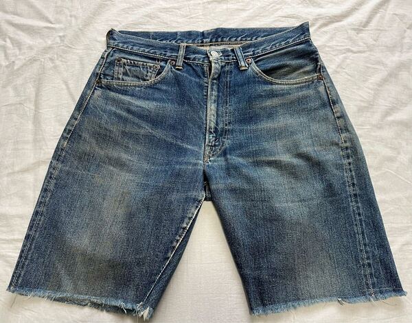 501ZXX カットオフ ギャラ入り デニムパンツ リーバイス ヴィンテージ オリジナル ジーンズ bige 501XX 550ZXX 551ZXX ビッグE 50s LEVI'S