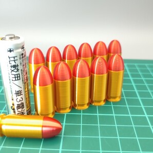 千束の銃 の撮影/展示に .45 ACP 非殺傷弾 風 ダミーカート 12個セット (ver.2)【送料無料】(検) ちさとの銃 リコリス リコイル 4