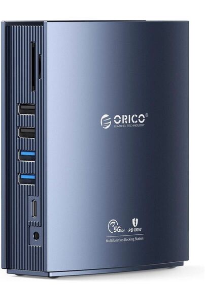 ORICO USB-C ドッキングステーション 15-in-1(2つHDMI+DisplayPort)Type-C Dock Apple M1チップに適応可能 100W出力 4K対応 CDH-15N