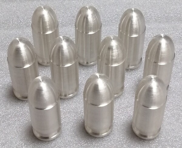 アメリカ .45ACP弾 純銀 レプリカ オリジナル箱付き 10個セット