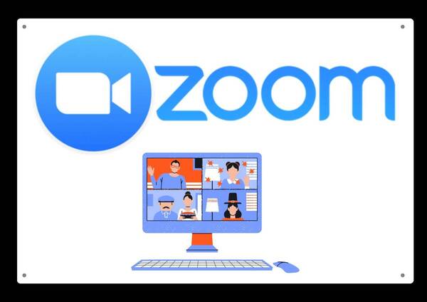 大型60cmだから効果抜群!! ZOOMミーティングルーム★業務用・オフィス系シリーズ★ メタル看板★送料無料・匿名配送