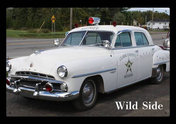 Wild Side / 大型60cm / 自動車シリーズ多数 シェリフ インテリア / 新品看板 / 送料無料・匿名配送
