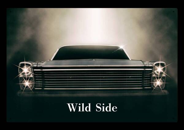 Wild Side / 大型60cm / 自動車シリーズ 多数あり アメ車 COOL!! / 新品看板 / 送料無料・匿名配送