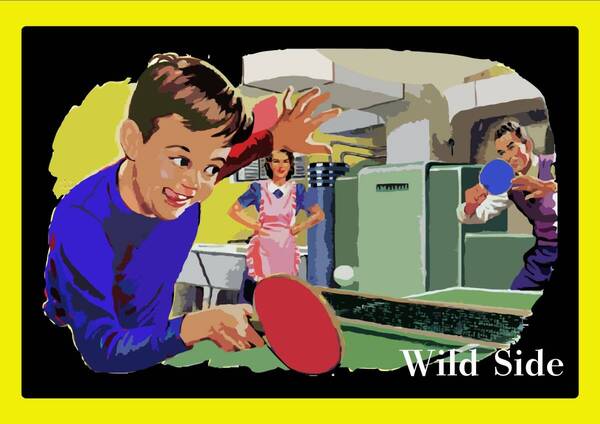 Wild Sideシリーズ / 大型 迫力60cm / お洒落!! レトロ 新品 看板 / 送料無料