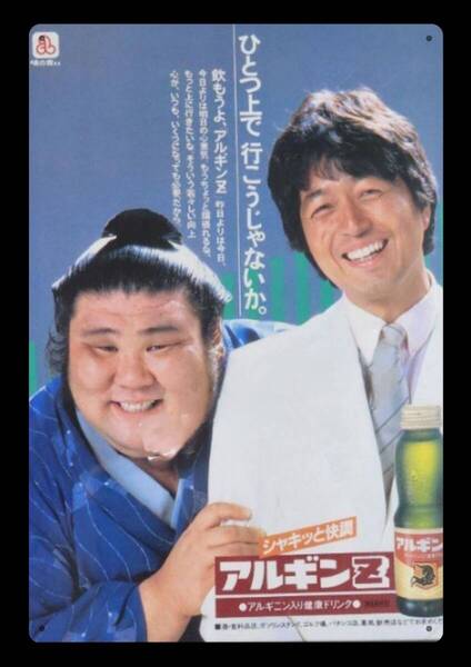 迫力の大型60cm / レトロ看板シリーズ / アルギンZ / 昭和・大正 / 新品・復刻看板 / 送料無料・匿名配送