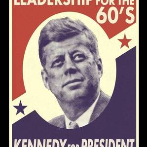 大型60cm / USAヴィンテージ復刻看板シリーズ★JFK ケネディ / 1940s-80s / 新品看板 / 送料無料・匿名配送