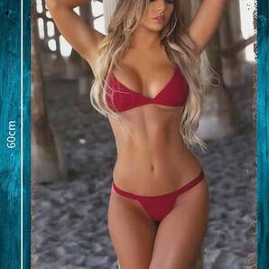 即決SALE!! 大型60cm ビキニガール★メタル看板★アメリカン・ガレージ★新品