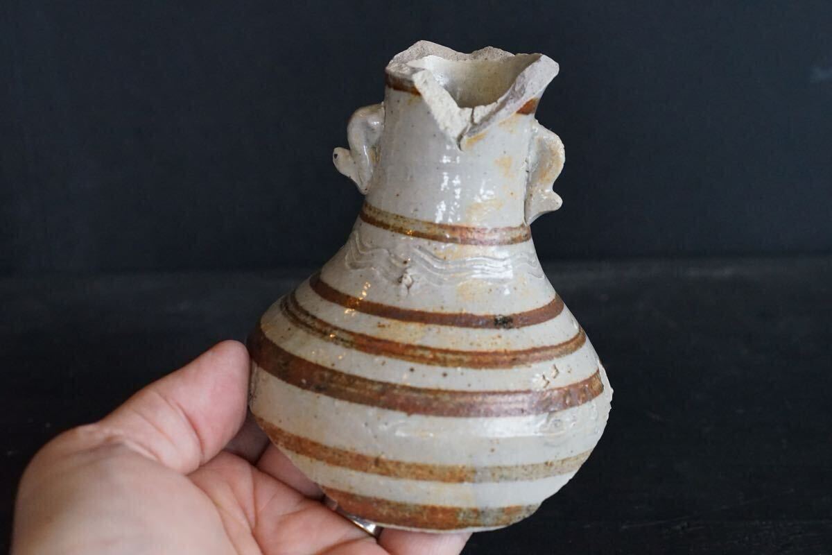 無地志野織部 徳利 桃山〜江戸初 酒器 古美術 古道具 アンティーク 無地志野織部 徳利 桃山〜江戸初 酒器 古美術 古道具