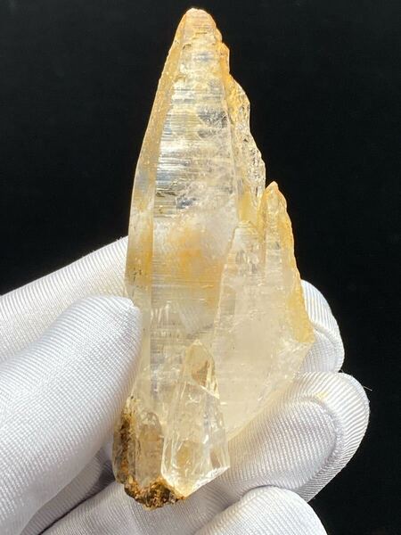 【激レア 形よし】ネパール ガネッシュヒマール産 ヒマラヤ水晶 約41g 褐鉄鉱 アンフィボール ゴールデンヒーラー 0418