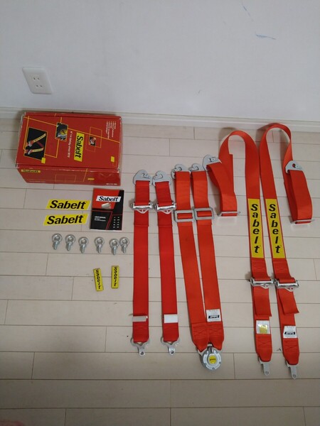 サベルトSABELT 6点シートベルト CCA622 HANS(FHR) 2インチ 送料無料