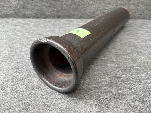 A 送料込>珍品 陶器製 配管 土管 どかん ドカン 64㎝ シェルター アクアリウム ガーデニング オブジェ ペット 水槽 うなぎ 鰻 水槽用品
