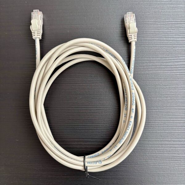 エレコム LANケーブル 3m 爪折れ防止コネクタ やわらか CAT6準拠 ライトグレー LD-GPY/LG3 カテゴリー6 ホワイト