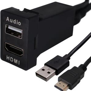 USB入力ポート&HDMI入力ポート カーUSBポート TOYOTA トヨタ車系