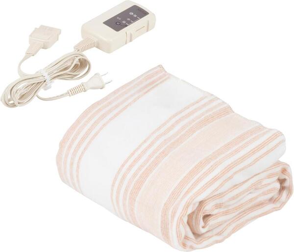 Mofua 電気毛布 洗える敷毛布 130×80cm シングル 温度調節無段階