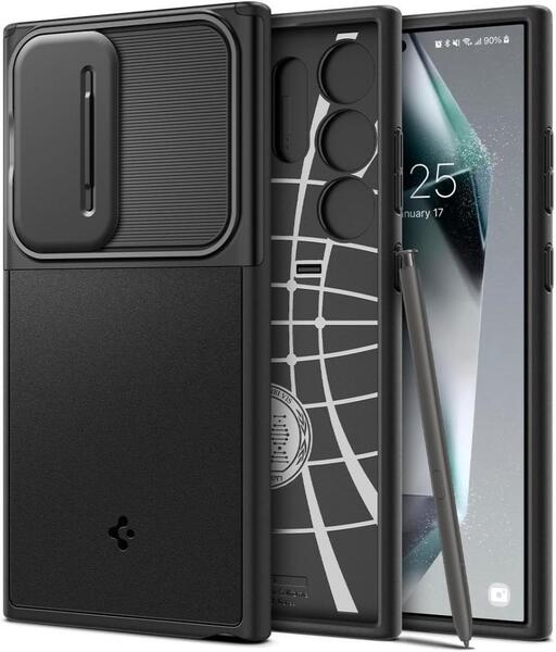 Spigen Galaxy S24 Ultra ケース 耐衝撃 カメラレンズ保護