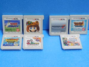 【A960】 3DSソフト 7本セット ・マリオカート7 ・ドラゴンボール ・妖怪ウォッチ ・マリオ&ルイージRPG ・大乱闘スマッシュ など