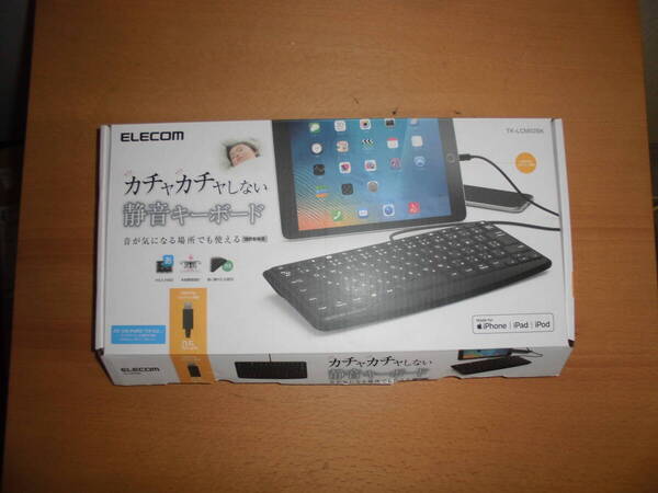 ELECOM TK-LCM02BK Lightning 接続 静音ミニキーボード 新品 未使用