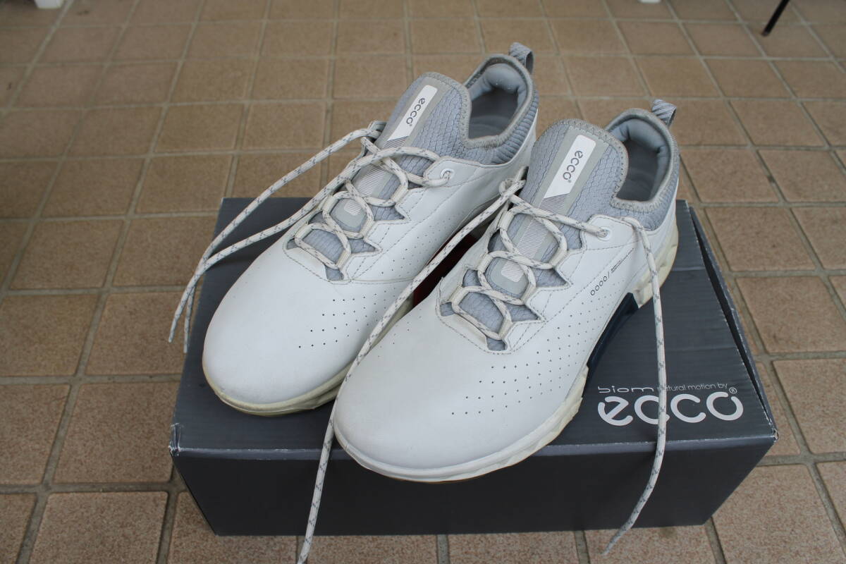 ECCO - coco 中古 エコー ecco ゴルフシューズ 36 23cm ホワイト