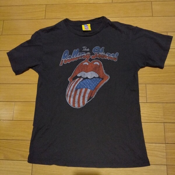 バンドTシャツ!ローリングストーンズ ジャンクフード ビンテージ ブラック