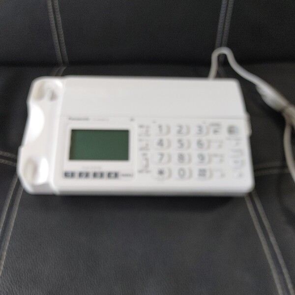Panasonic パナソニック 親機のみ 電話機 パーソナルファクス FAX KX-PD304-W