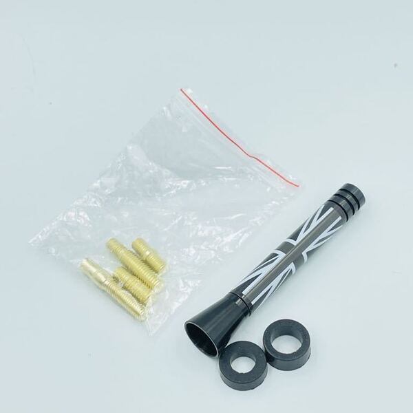 BMW mini ☆ショート アンテナ ミニ クーパー ユニオンジャック ブラックジャック F55、F56、R50、R53、R60 *R55、R56 ykshopc