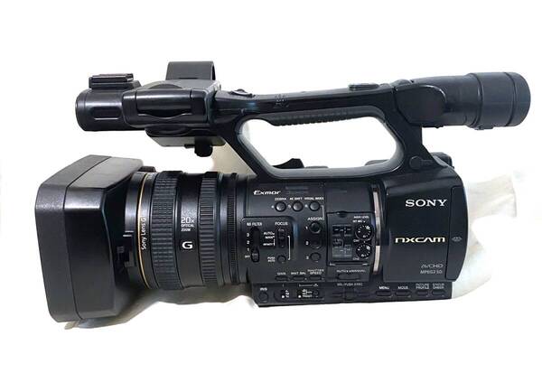 中古 動作品 SONY HXR-NX5J NXCAMカムコーダー 通電時間22×10H 送料無料