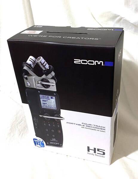 新品 未使用 ZOOM H5 ハンディーレコーダー 元箱・保証書・説明書等付 ハンディレコーダー ズーム ブラック