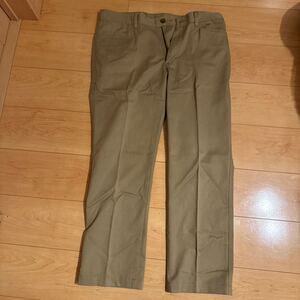 Eddie Bauer エディーバウアー 通年 WRINKLE FREE HEATAIR スラックス パンツ メンズ アウトドア チノパン ベージュ W86